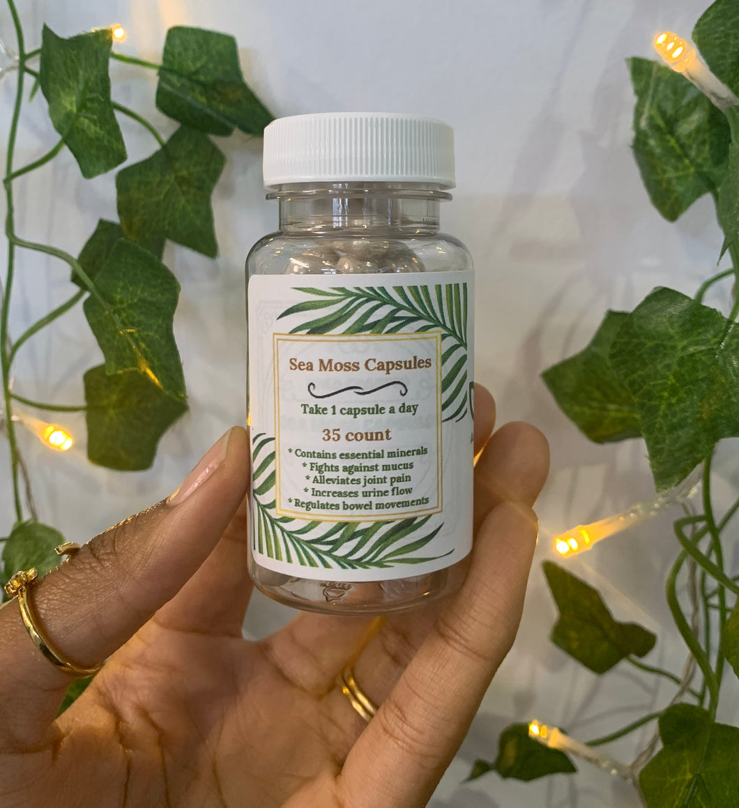 Sea Moss Capsules - Wild Crafted from St. Lucia